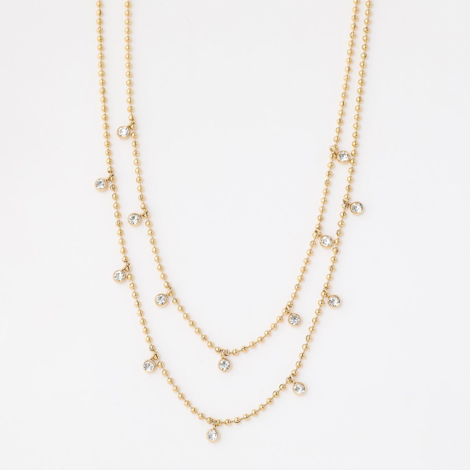 Collar 19V69 Italia Dorado STNE093