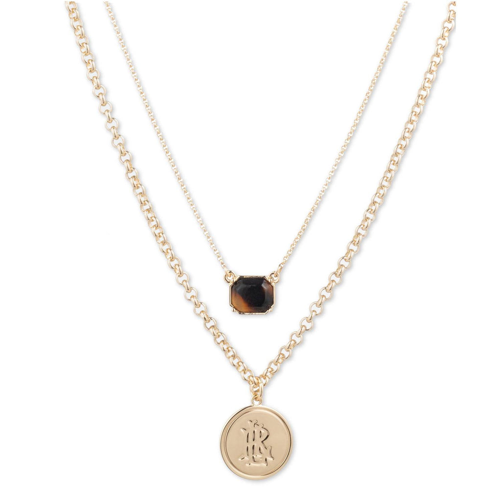 Collar Doble Lauren Ralph Lauren Dorado Mujer