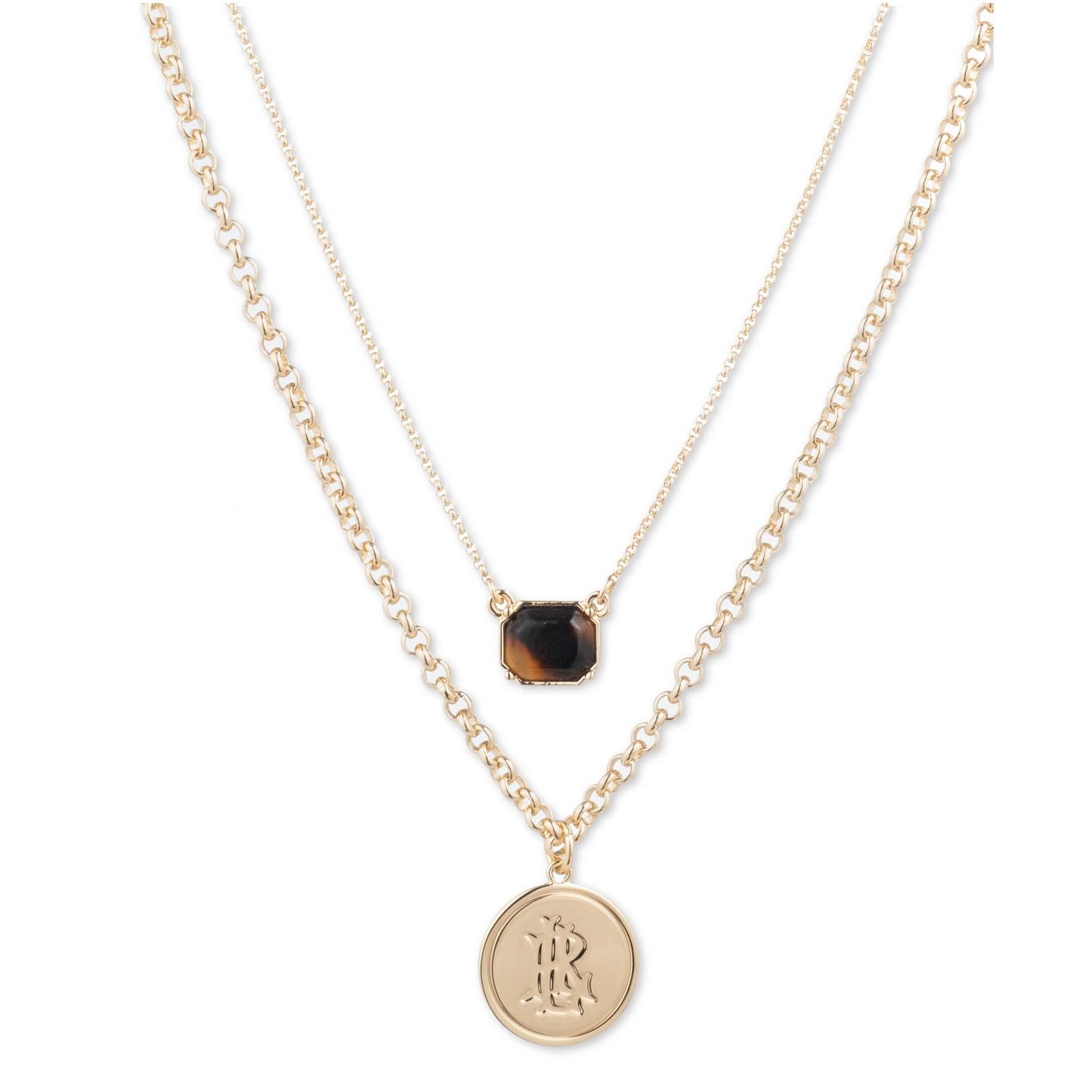 Collar Doble Lauren Ralph Lauren Dorado Mujer