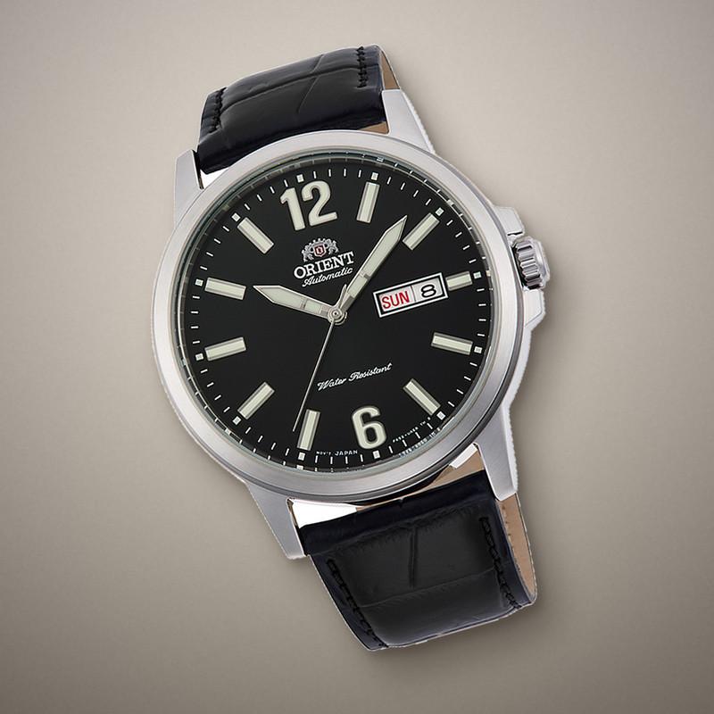Reloj Análogo Hombre Orient Negro RA-AA0C04B