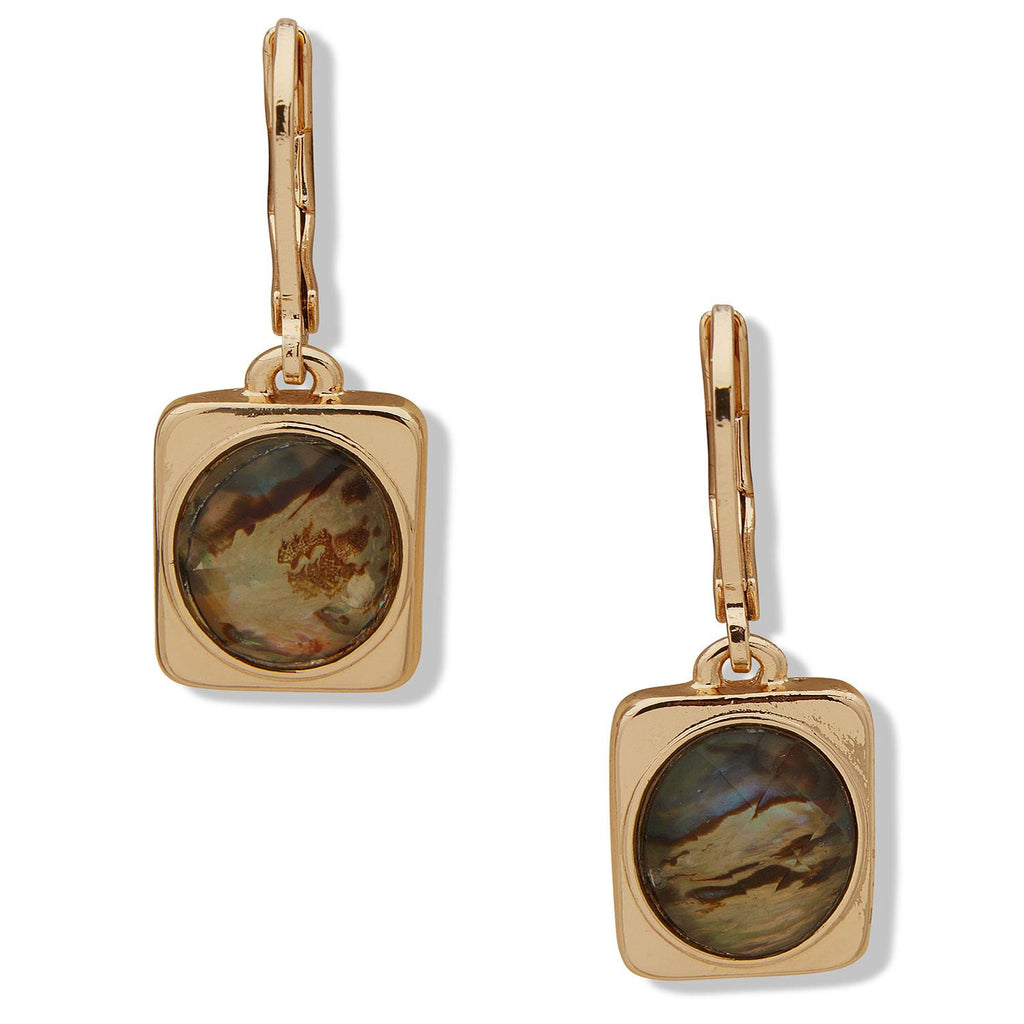 Aros Colgantes Anne Klein Verde Mujer 01G00782