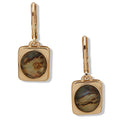 Aros Colgantes Anne Klein Verde Mujer 01G00782
