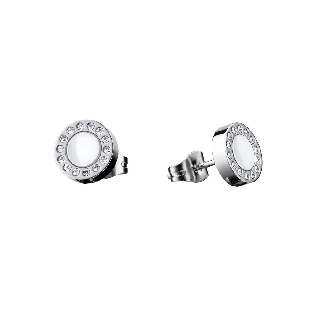 Aros Bering Blanco Mujer