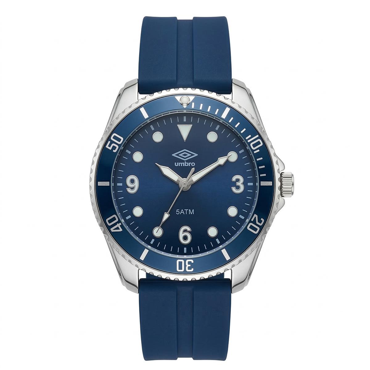 Reloj Análogo Hombre Umbro Plus Azul UMBP-1500-152