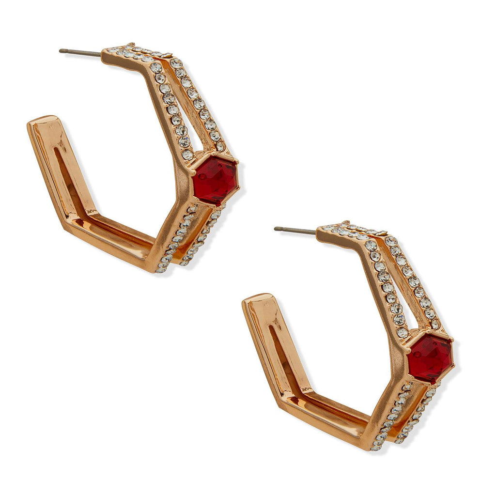 Aros Anne Klein Rojo Mujer 01G00735