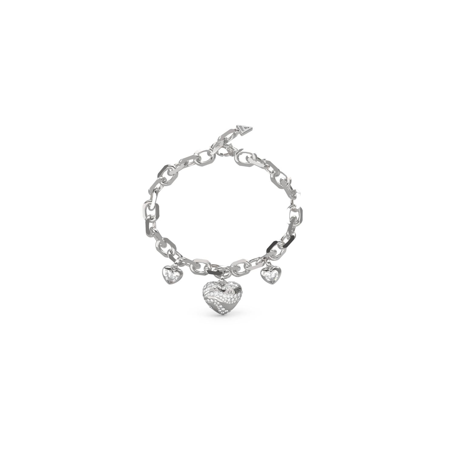 Pulsera Guess Plateada JUBB04500JWRHS