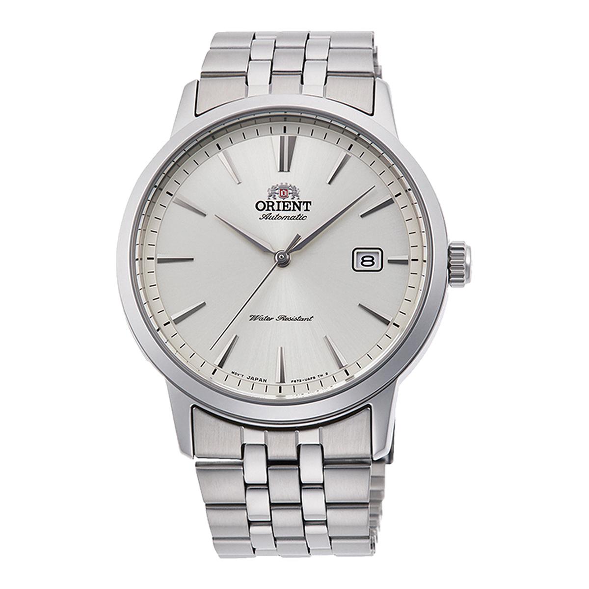 Reloj Análogo Hombre Orient Plateado RA-AC0F02S