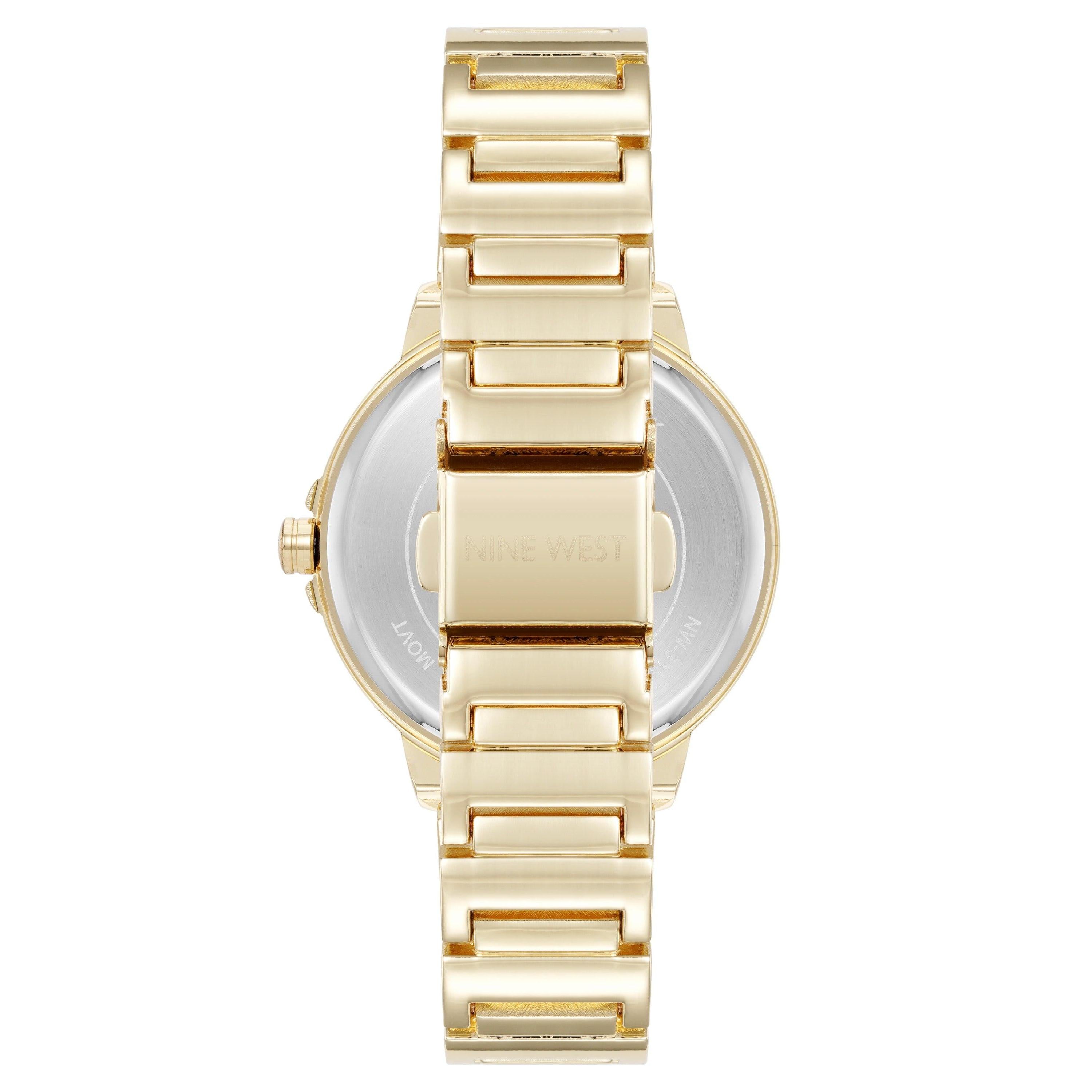 Reloj Análogo Mujer Nine West Dorado NW-3334BKGB