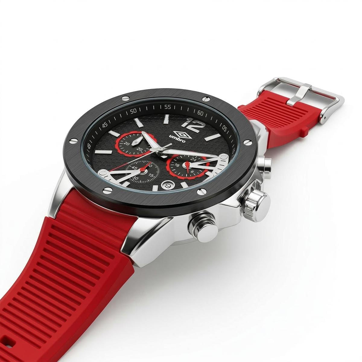 Reloj Análogo Hombre Umbro Plus Rojo UMBP-1500-173