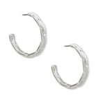 Aros Tipo Argollas Anne Klein Plateado Mujer 01G00766