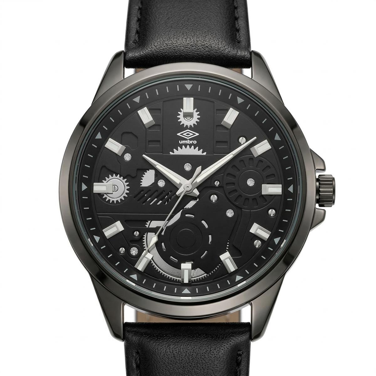 Reloj Análogo Hombre Umbro Plus Negro UMBP-1500-72