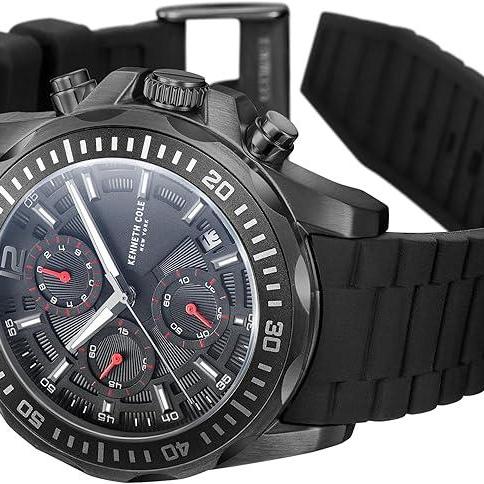 Reloj KCWGQ2222203 Negro / gris oscuro Hombre Kenneth Cole New York