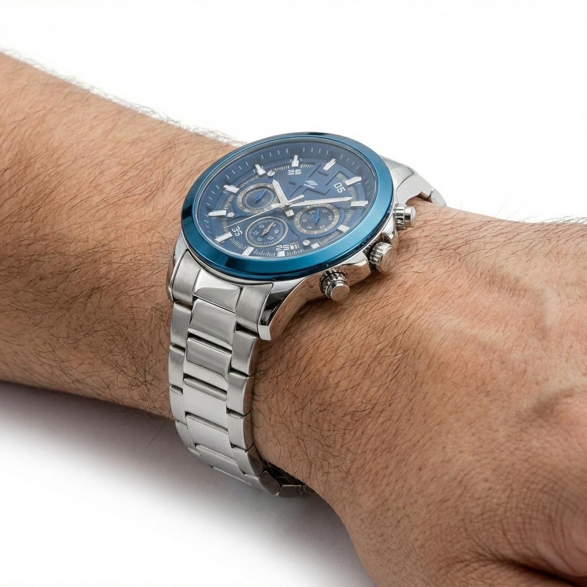 Reloj Análogo Hombre Umbro Plus Plateado UMBP-1500-102