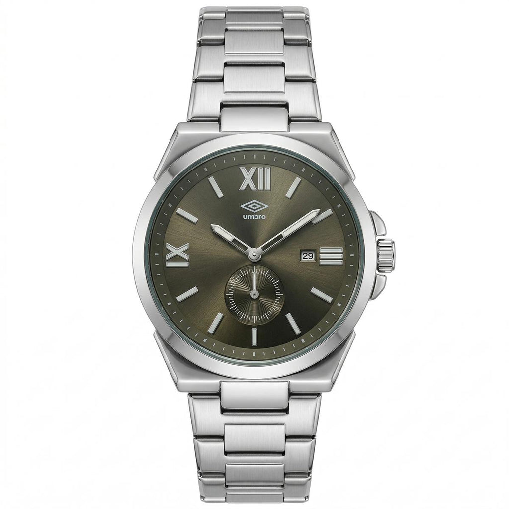Reloj Análogo Hombre Umbro Plus Plateado UMBP-1500-212