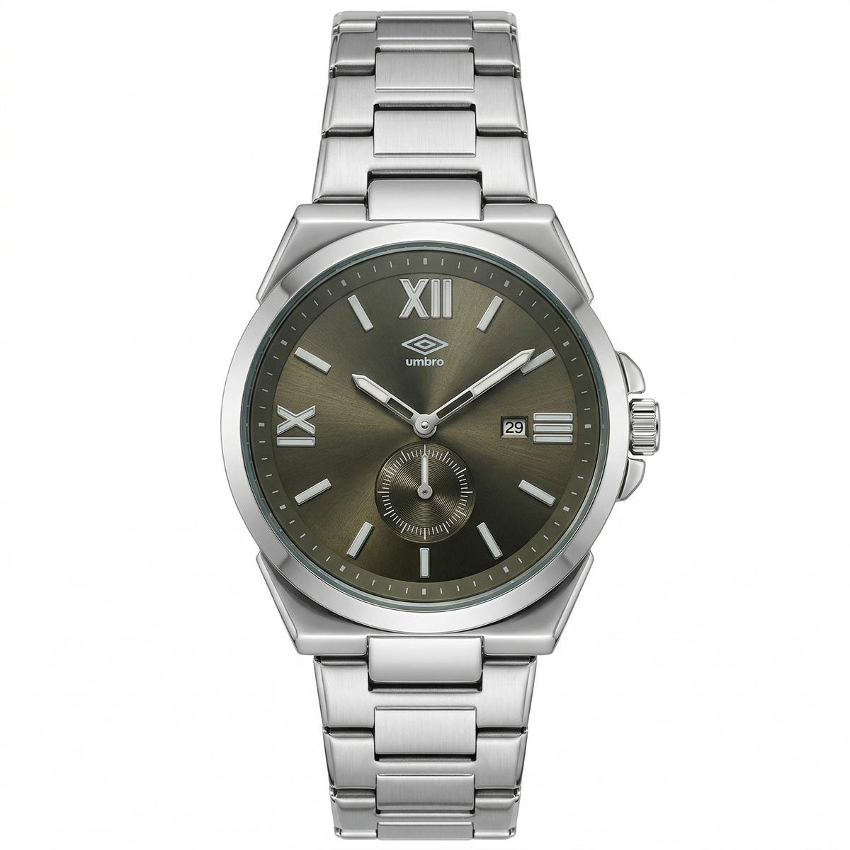 Reloj Análogo Hombre Umbro Plus Plateado UMBP-1500-212