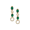 Aros Anne Klein Dorados 01C00389