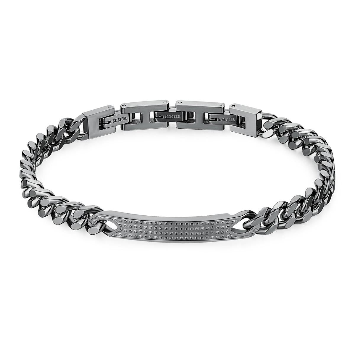 Pulsera Brosway Plateada Hombre BUL61