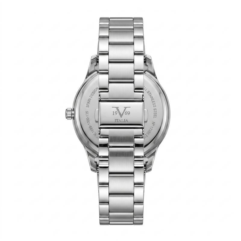 Reloj Análogo Femenino V1969 Plateado V1969-1000-135