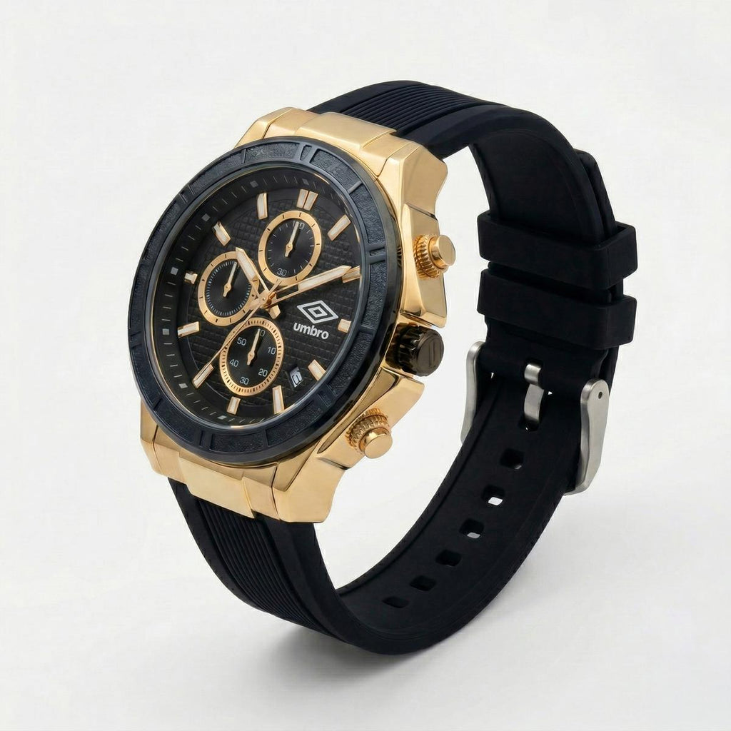 Reloj Análogo Hombre Umbro Plus Negro UMBP-1500-160
