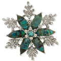 Prendedor Mujer Anne Klein Cherished Moments Verde
