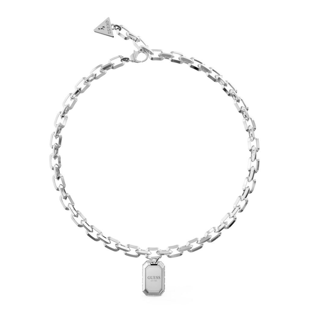 Collar Guess Plateado Mujer JUBN04260JWRHT-U