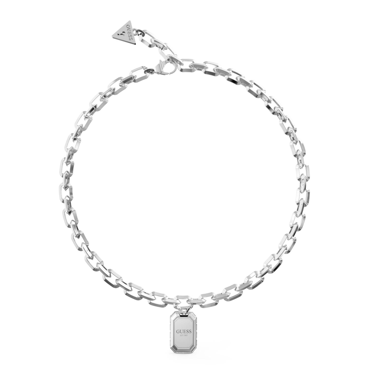 Collar Guess Plateado Mujer JUBN04260JWRHT-U