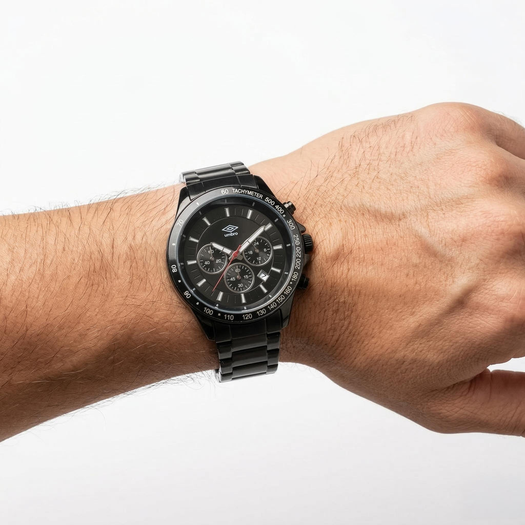 Reloj Análogo Hombre Umbro Plus Negro UMBP-1500-158