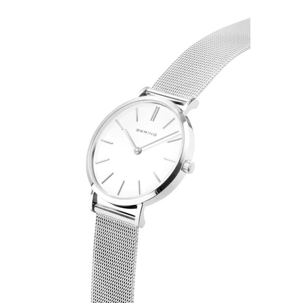 Reloj Análogo Mujer Bering Plateado 14134-004