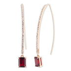 Aros Colgantes Ralph Lauren Rojo Mujer 14G00660