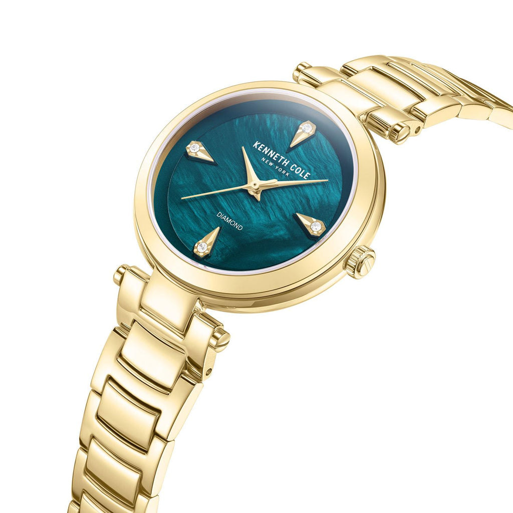 Reloj Kenneth Cole KCWLG2236303 Dorado Mujer
