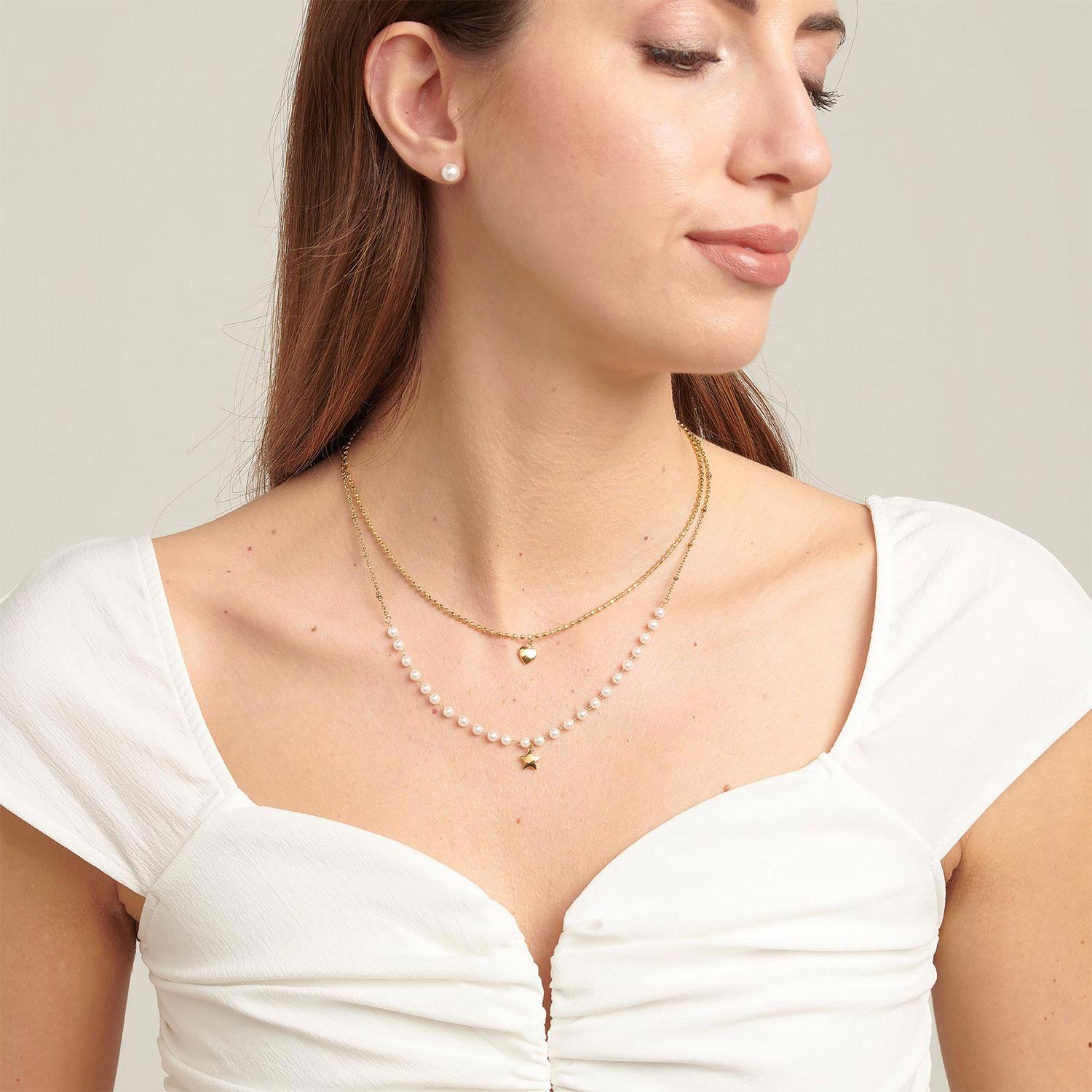 Collar Doble Brosway BAH82 Dorado Mujer