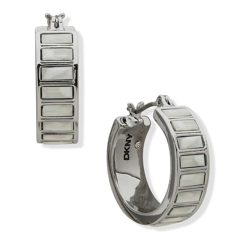 Aros Mujer Donna Karan New York Plateado 04G00733