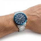Reloj Análogo Hombre Umbro Plus Plateado UMBP-1500-102
