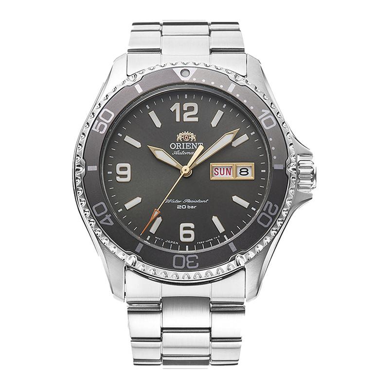 Reloj Análogo Hombre Orient Plateado RA-AA0819N