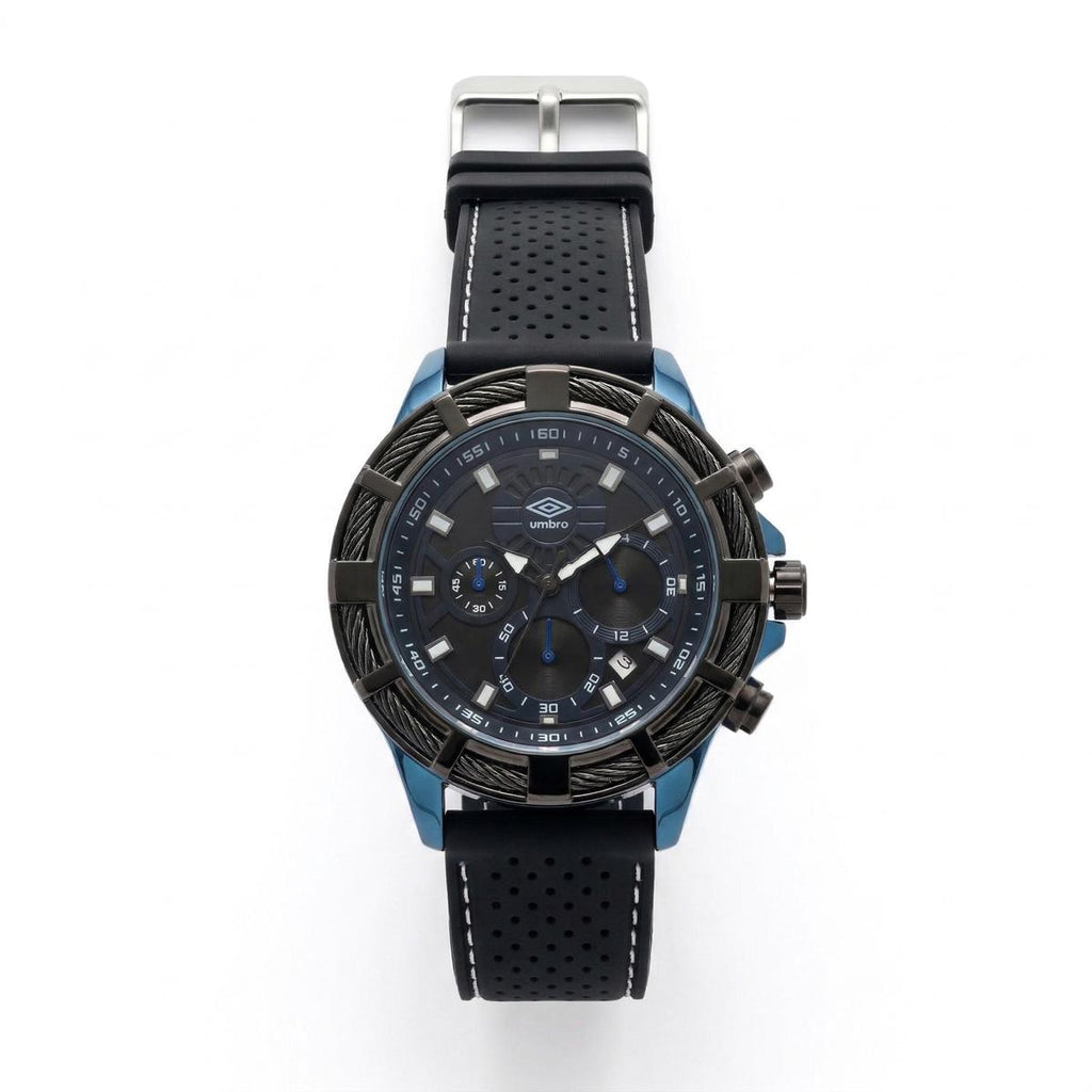 Reloj Análogo Hombre Umbro Plus Negro UMBP-1500-66