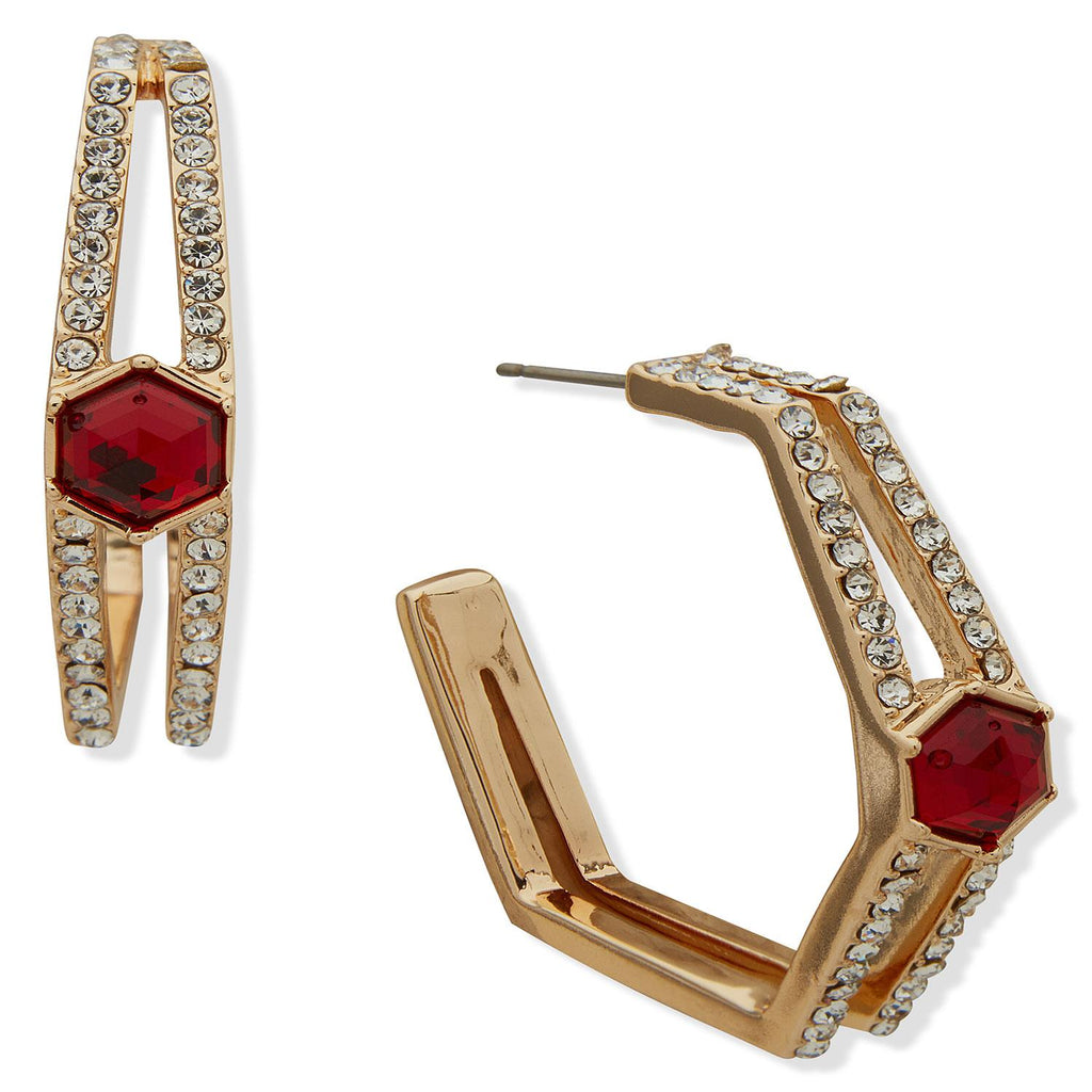 Aros Anne Klein Rojo Mujer 01G00735