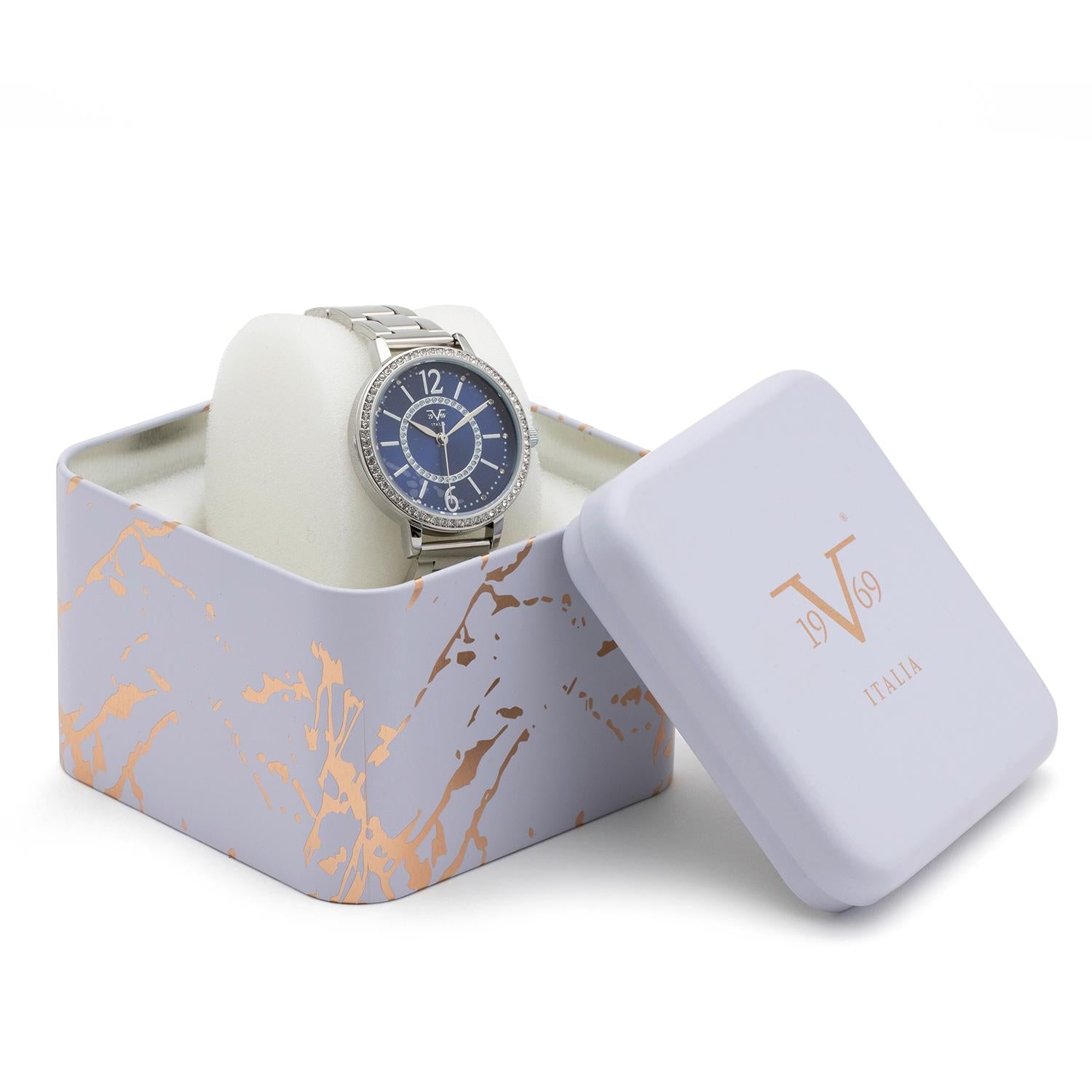 Reloj 19v69 Italia V1969-263-1 Plateado Mujer