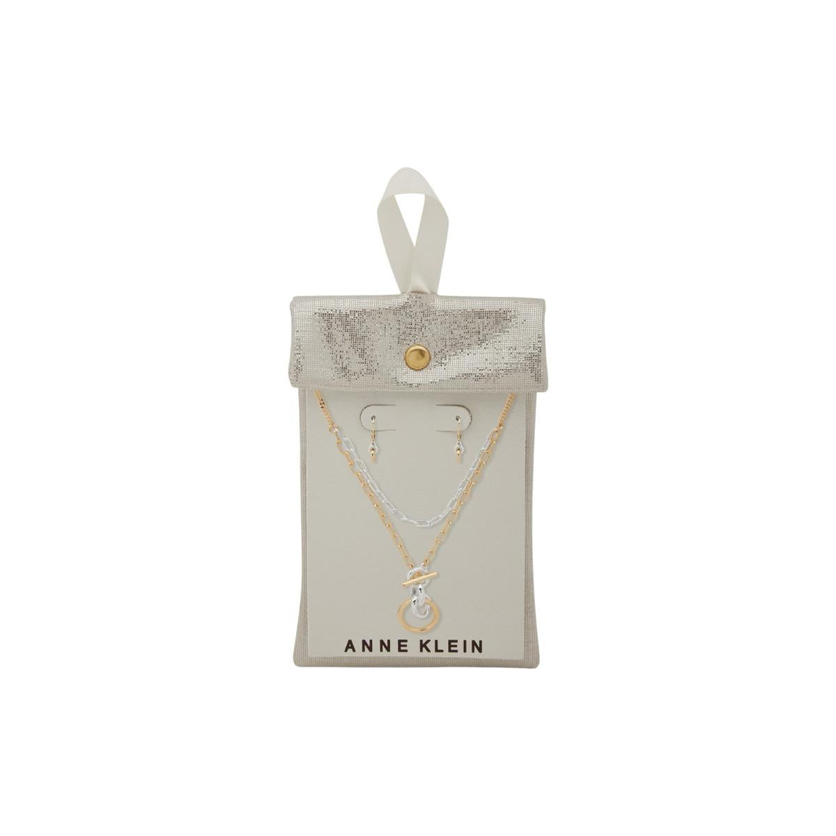 Gift Set Joyas Anne Klein Dorado y Plateado 01S00256