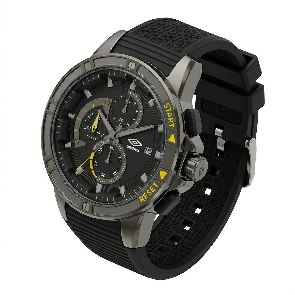Reloj Análogo Hombre Umbro Plus Negro UMBP-1500-86