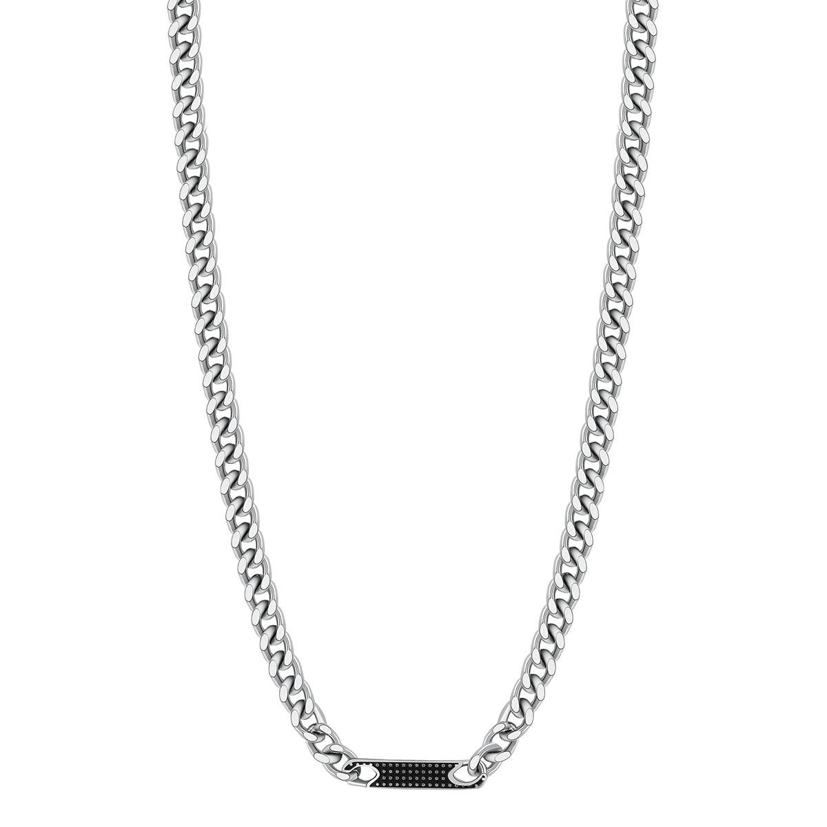 Collar Brosway Plateado Hombre BUL04