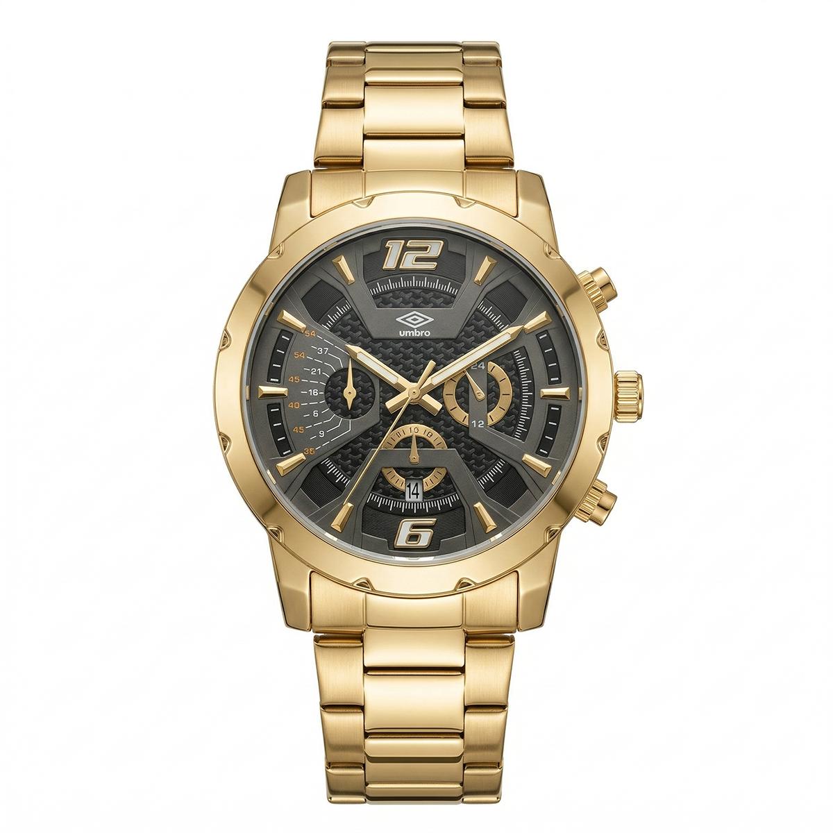 Reloj Análogo Hombre Umbro Plus Dorado UMBP-1500-79