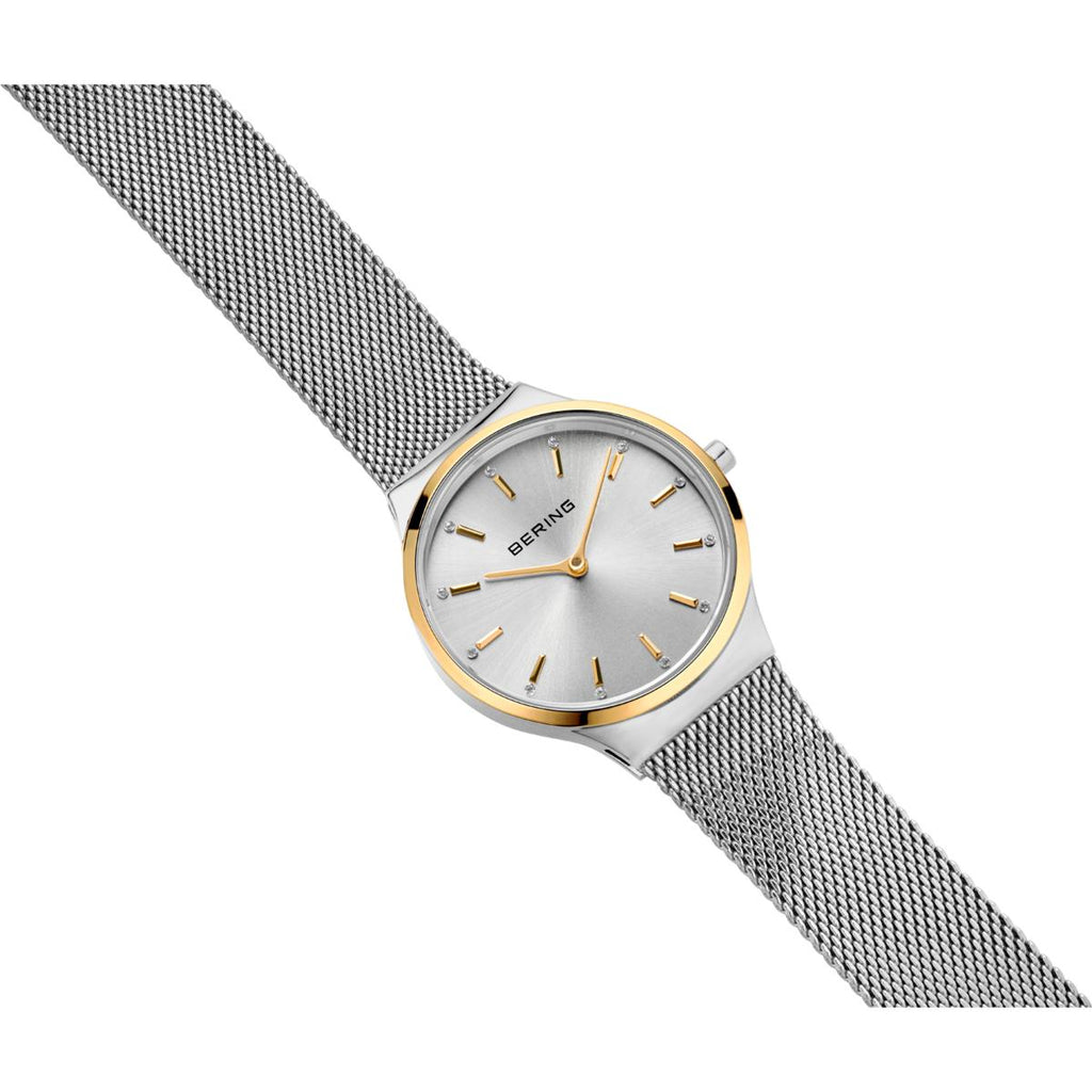 Set de reloj y pulsera Análogo Mujer Bering Plateado 12131-014-GWP