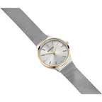 Set de reloj y pulsera Análogo Mujer Bering Plateado 12131-014-GWP