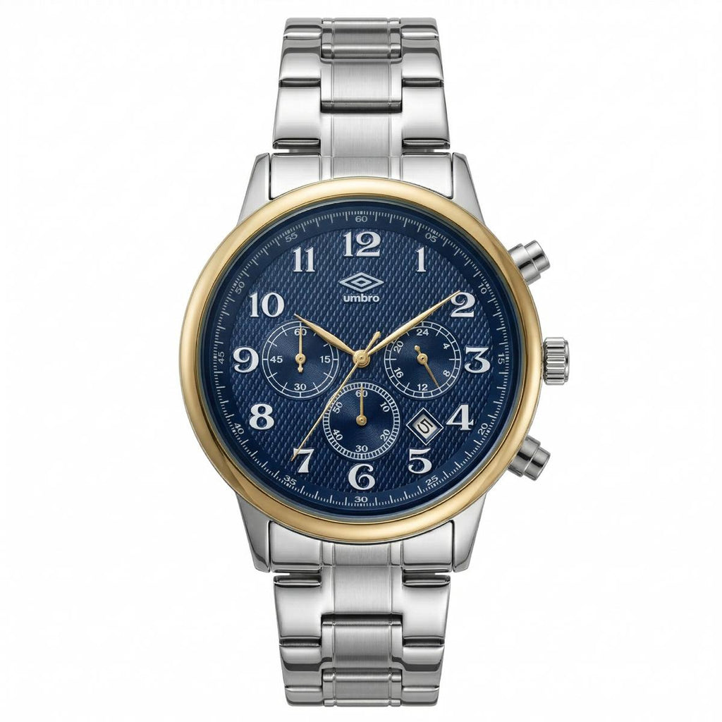 Reloj Análogo Hombre Umbro Plus Plateado UMBP-1500-168