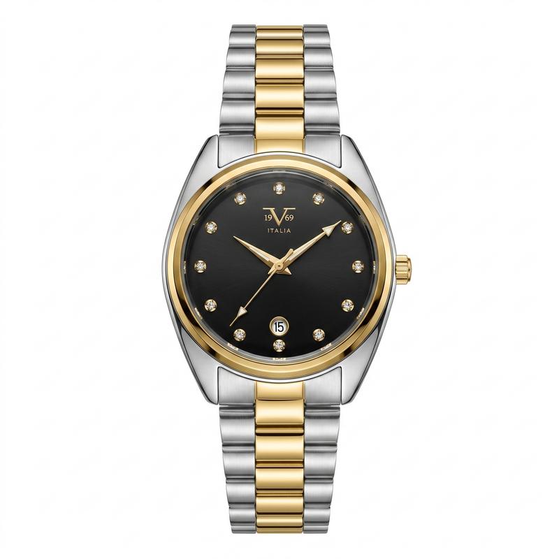Reloj Análogo Femenino V1969 Plateado V1969-1000-155