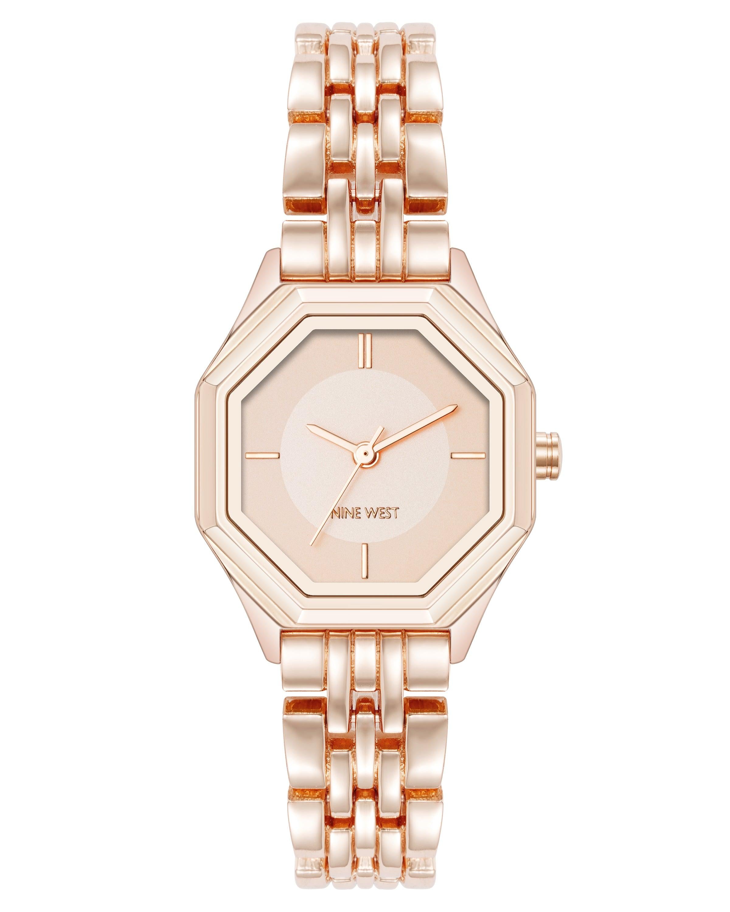 Reloj Análogo Mujer Nine West Oro Rosa NW-3352RGRG