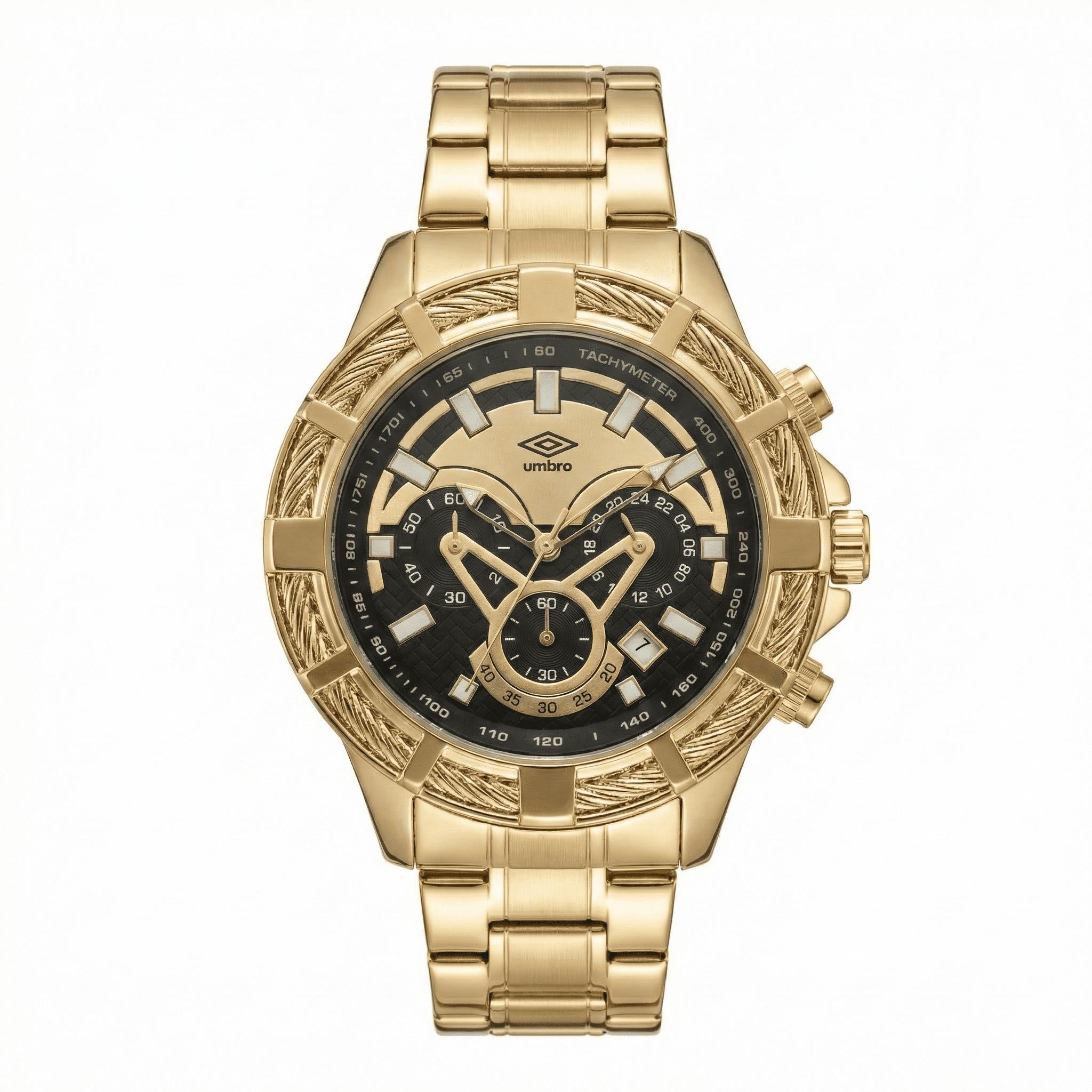 Reloj Análogo Hombre Umbro Plus Dorado UMBP-1500-67