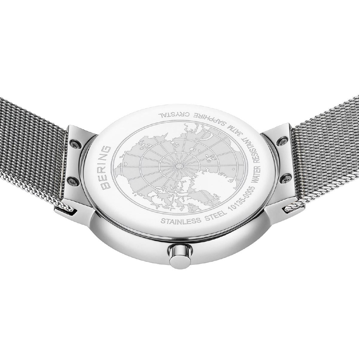Reloj Análogo Mujer Bering Plateado 10135-000