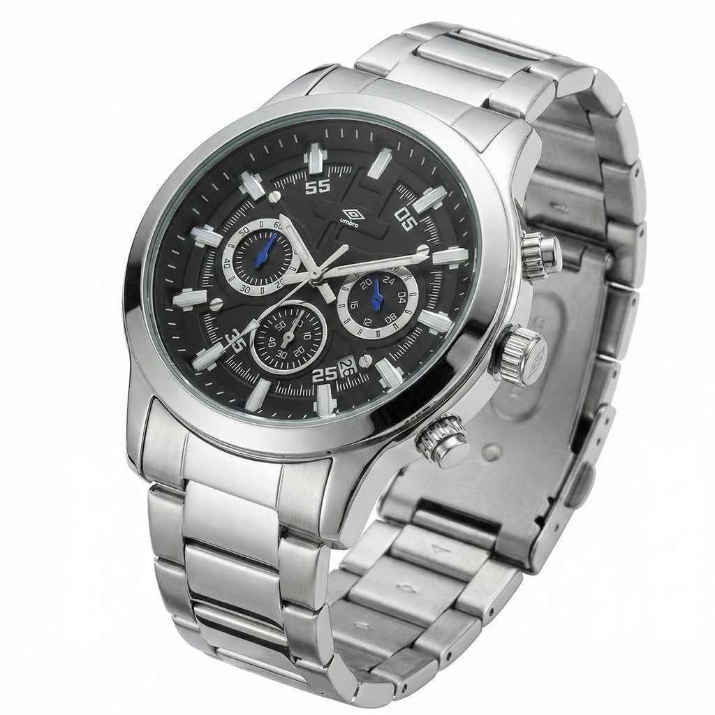 Reloj Análogo Hombre Umbro Plus Plateado UMBP-1500-100