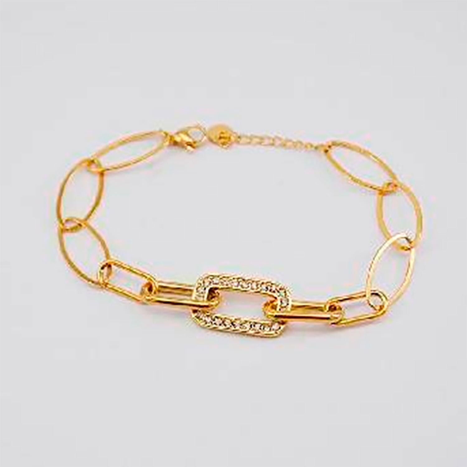 Pulsera  19v69 Dorado Mujer STB034